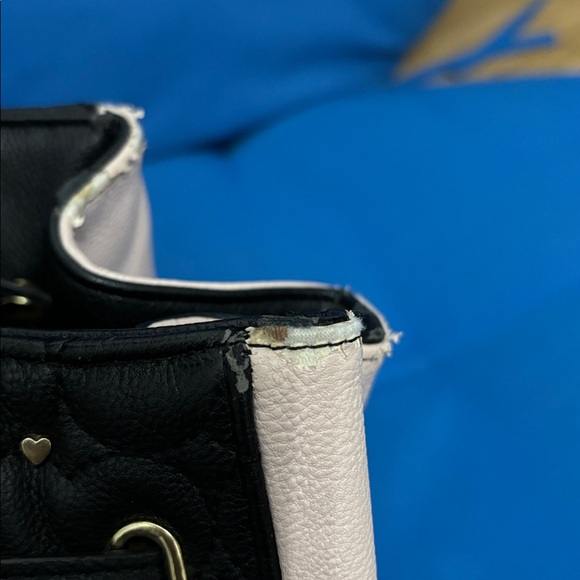 Betsey Johnson Purse Body Trim Lining 100% Polyester Gently Used Tag NotAttached - Picture 11 of 16